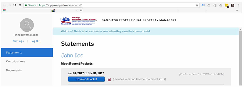 Property Management San Diego | Owner Portal Graphic